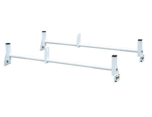 Buyers 1501310 - White Van Ladder Rack Set (Includes Two Bars And Clamps)