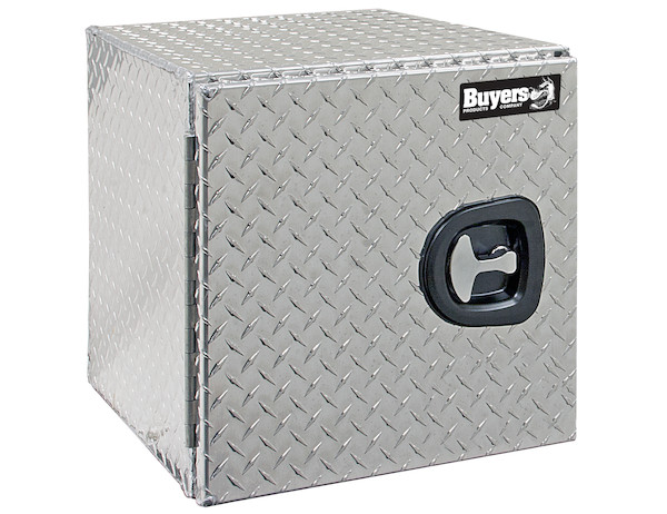 Buyers 1705200 - Diamond Tread Aluminum Underbody Truck Box With Barn Door (18 In x 18 In x 24 In)