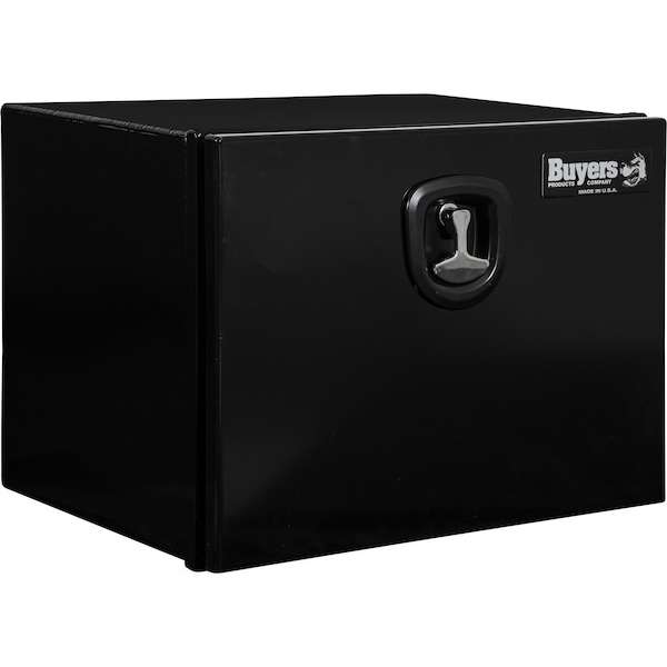 Buyers 1706960 - Black Pro Series Smooth Aluminum Underbody Truck Box (18 x 18 x 24 Inches)