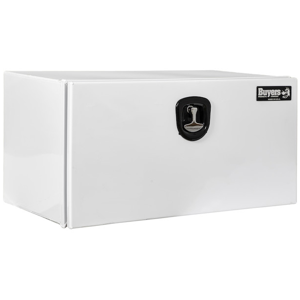 Buyers 1707960 - White Pro Series Smooth Aluminum Underbody Truck Box (18 x 18 x 24 Inches)