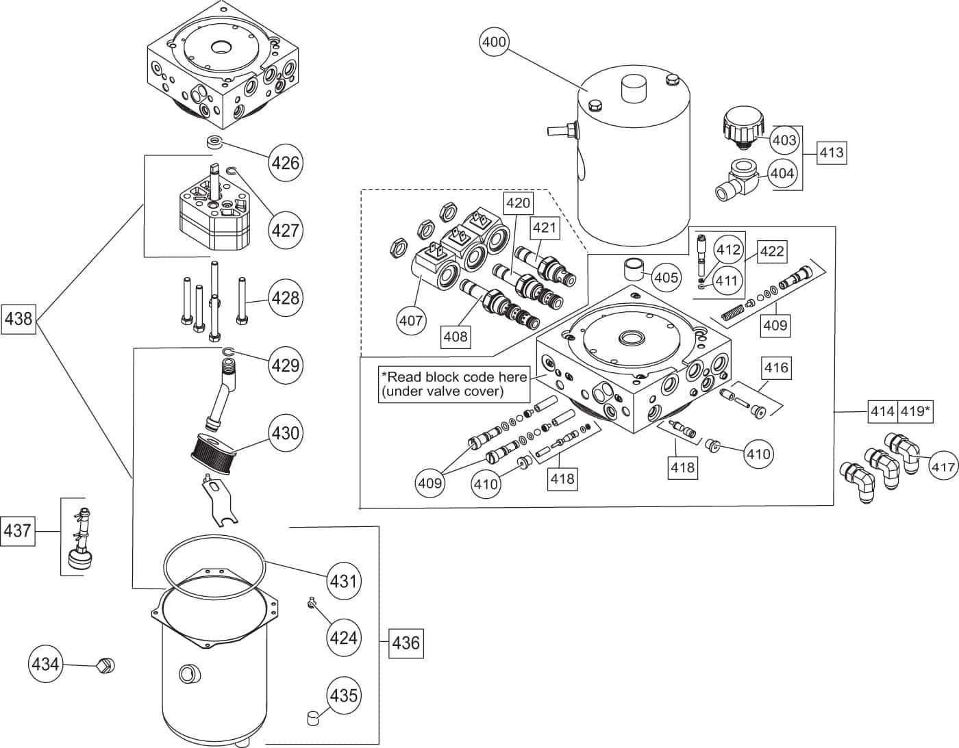 SD Series Hydraulic Unit Diagram